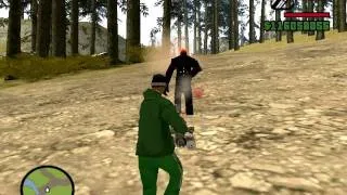 GTA San Andreas - CJ en busca del "Bigfoot"