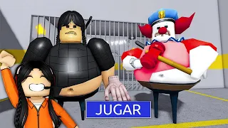 Me convierto en BARRY MERLINA y PAYASO en Roblox | CLOWN BARRY'S PRISON RUN! OBBY