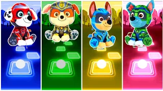 Paw Patrol Toys - Marshall 🆚 Rubble 🆚 Chase 🆚 Rocky Tiles Hop Gaming