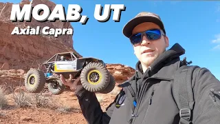 RC Crawling Moab, UT Axial Capra 4WS