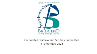 Corporate Overview and Scrutiny Committee - 4 September 2023 - Part 1