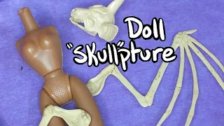I Made a Doll Sculpture Out of Things I Found at the Dollar Store | OOAK Doll Repaint