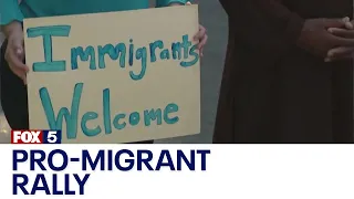 Pro-migrant rally on Staten Island