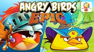 ЗЛЫЕ ПТИЧКИ - Angry Birds - Энгри Бердс - Сражение в замке #3! Мультфильм для детей 2016