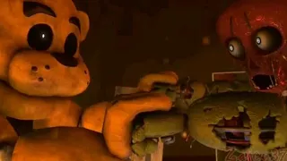 Golden Freddy vs springtrap fight scene by zajcu 37