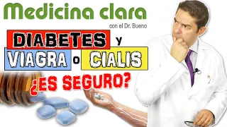 VIAGRA y DIABETES. ¿Siendo DIABÉTICO puedes tomar SILDENAFILO o TADALAFILO? | Medicina Clara