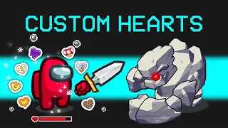 *NEW* CUSTOM HEARTS Mod in Among Us