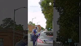 Driver peels off and drags state trooper during traffic stop | ABC News