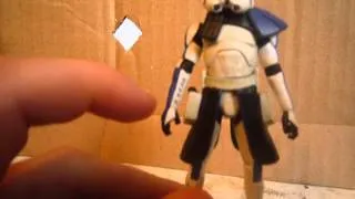 Star Wars the Clone Wars 2012 Phase 2 Captain Rex figure review