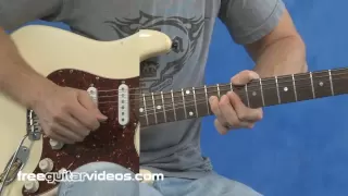 Am Pentatonic Blues Guitar Licks