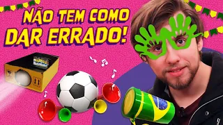 PROJETOR CASEIRO PARA ASSISTIR FUTEBOL! | É Cada Uma com Filipe Leme