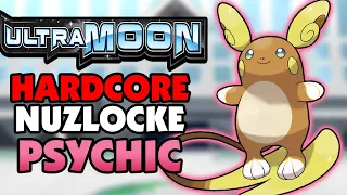 A Pokemon Ultramoon Hardcore Nuzlocke But I Can ONLY USE PSYCHIC TYPE POKEMON!