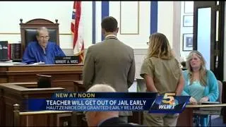 Former teacher granted early release from prison