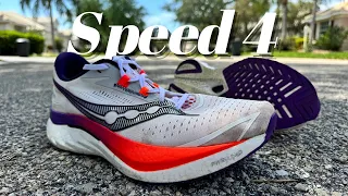 SAUCONY ENDO SPEED 4: is it aggressive enough?