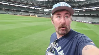 Unexpectedly GREAT Tour Of Milwaukee Brewers Stadium - On Field & Bob Uecker Booth / Home Plate Seat