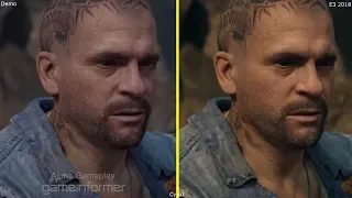 Days Gone GameInformer Demo vs E3 2018 Graphics Comparison