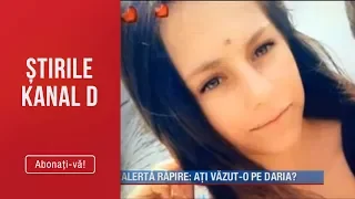 Stirile Kanal D (21.10.2019) - ALERTA RAPIRE! Daria, o copila de 13 ani, rapita de propriul unchi!