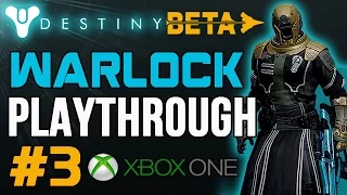 Destiny Beta Gameplay Walkthrough Part 3 Playthrough: The Dark Within [Xbox One]