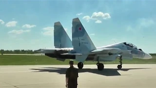 Су-30СМ "Соколы России". 80 лет ЦПАТ. Кубинка 2018.