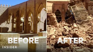 Before-And-After Images Show Widespread Devastation Of Morocco Earthquake | Insider News