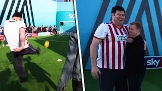 The Beast hits Top Bins?!? | Neil Lennon vs The Beast | Soccer AM Pro AM