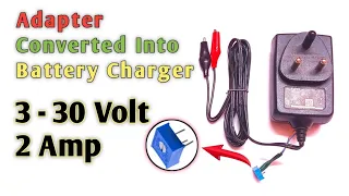 12 Volt Battery Charger || DTH Old Adapter Converted Variable Power Supply