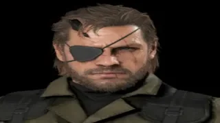 Every time Venom Snake talks in Metal Gear Solid V