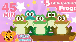 Five Little Speckled Frogs + Dancing Like An Animal + more Little Mascots Nursery Rhymes & Kid Songs