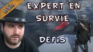 LES DEFIS EXPERT EN SURVIE / 15 POISSONS / DEVENEZ LE ROI DE LA PÊCHE ( RED DEAD REDEMPTION 2