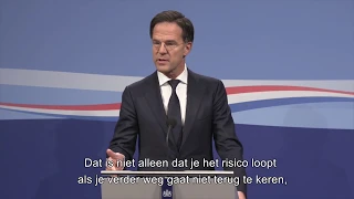 Inleidend statement van MP Rutte van 20 maart 2020