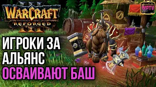 ИГРОКИ ЗА АЛЬЯНС ОСВАИВАЮТ БАШ В Warcraft 3 Reforged