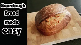 sourdough bread for beginners - made easy #shorts