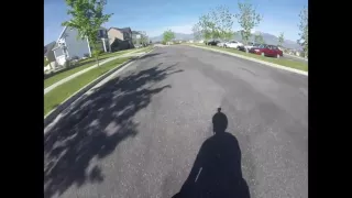 Insane longboard crash