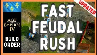 Aoe4 | FAST French Feudal Rush Build Order