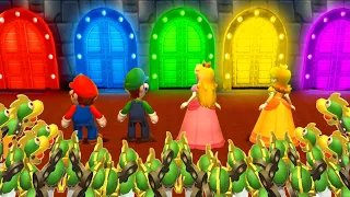 Mario Party 9 MiniGames - Peach Vs Mario Vs Luigi Vs Daisy (Master Cpu)