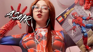 ASMR Spider Man’s girlfriend building LEGO 🕸🕷