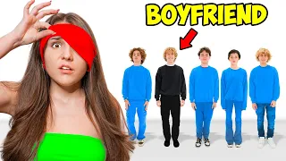 Girlfriend Tries to Find BOYFRIEND Blindfolded! *fail*