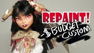 Repaint! Budget Customizing: How to make custom dolls for super cheap!
