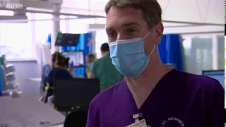 BBC London News - St George's ICU and Covid-19