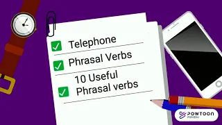 10 Telephone Phrasal Verbs | Business English | Phrasal Verbs list