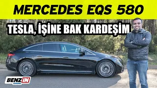 Mercedes-Benz EQS 580 test sürüşü | 0-100 km/s hızlanma içerir