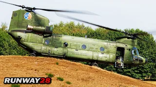 RNLAF CH-47D Chinook "Porcupine" Slopes South @ Gilze-Rijen