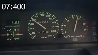 Mazda 323 Astina 1.8 SOHC Auto Acceleration Run