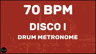 Disco | Drum Metronome Loop | 70 BPM