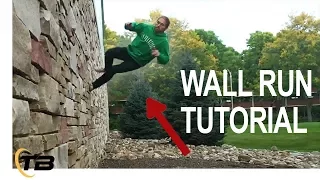 How to Horizontal Wall Run - How To Parkour Tutorial - Tapp Brothers