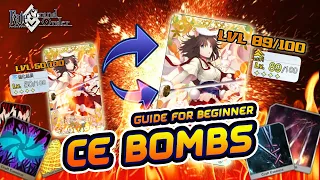 [ F/GO ] - How to Level Up Max Craft Essence without wasting QP | CE Bombs