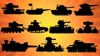 Hybrid Evolution. Mega Tanks Vs Mega BOSS - Cartoons about Tanks