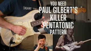 You NEED Paul Gilbert's KILLER Pentatonic Pattern