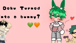 Deku Turned into a bunny?! || Not Original?|| Bkdk 🧡💚 ||