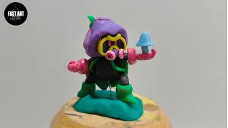 Hice a CORDELIUS de Brawl Stars de Plastilina